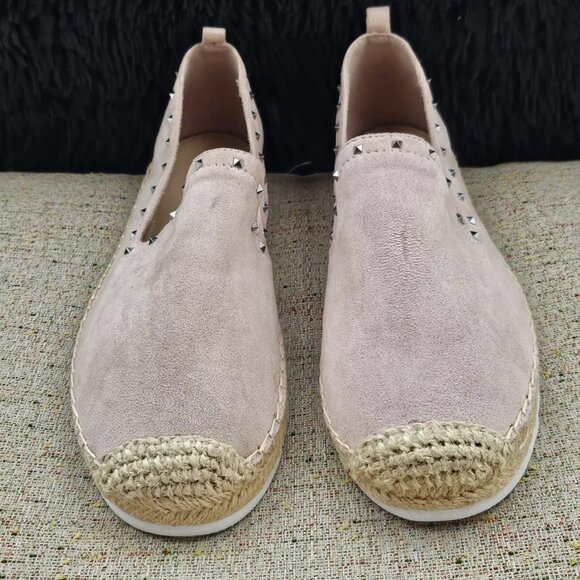 Marc Fisher Women shoes Loafer Slip On Light pink Suede fabric Size US 9.5 - Picture 3 of 11